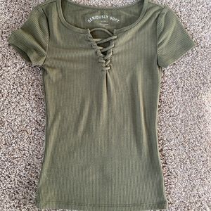 Aeropostale Green T-Shirt